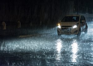 driving in the rain